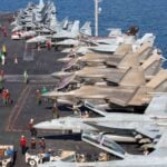 Carrier Air Wing 9 completed 14,037 sorties during its deployment aboard USS Abraham Lincoln, which ended October 8, the U.S. Navy said. Its combat operations included a 38-day campaign during Operation Epic Fury, when it expended 1,499 precision weapons against U.S. Central Command priority targets.