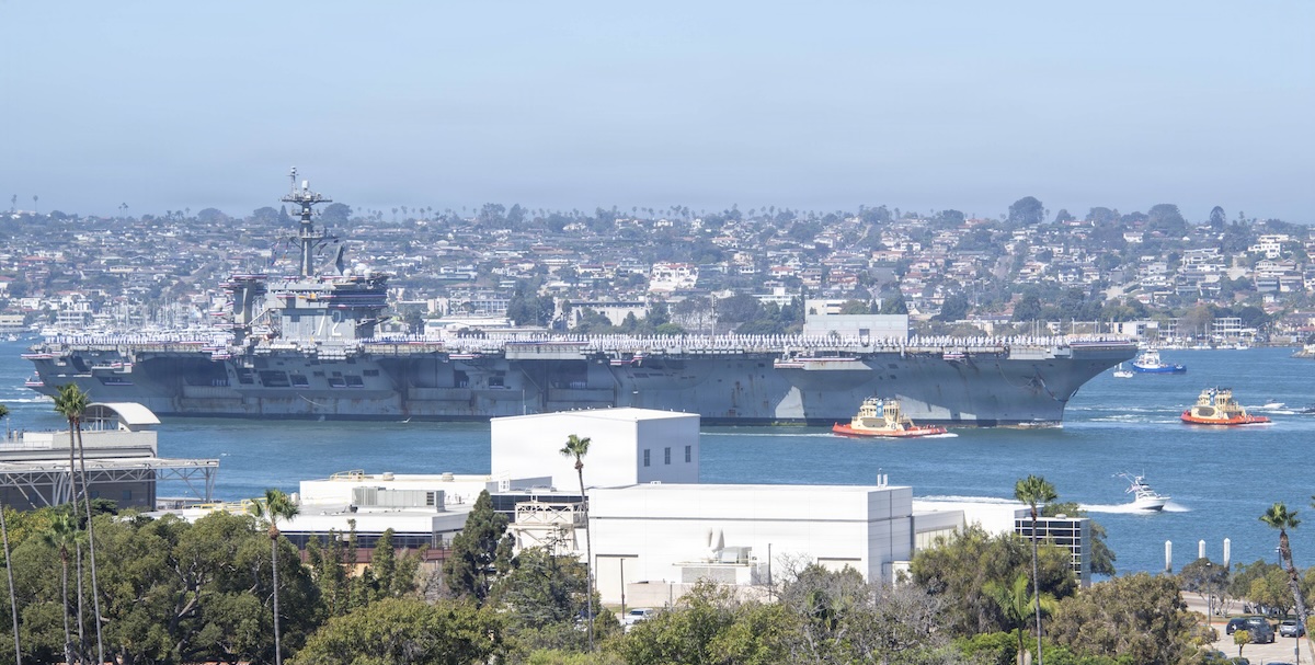USS Abraham Lincoln returns to San Diego after Iran combat, two blockades and 321 days deployed