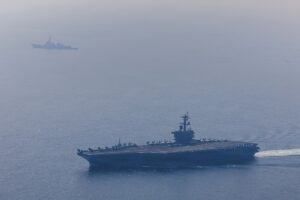 USS Abraham Lincoln strike group launched 450 Tomahawk cruise missiles during record-breaking deployment