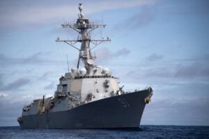 USS Pinckney undergoes upgrade with U.S. Navy’s first SPY-6(V)4 radar installation