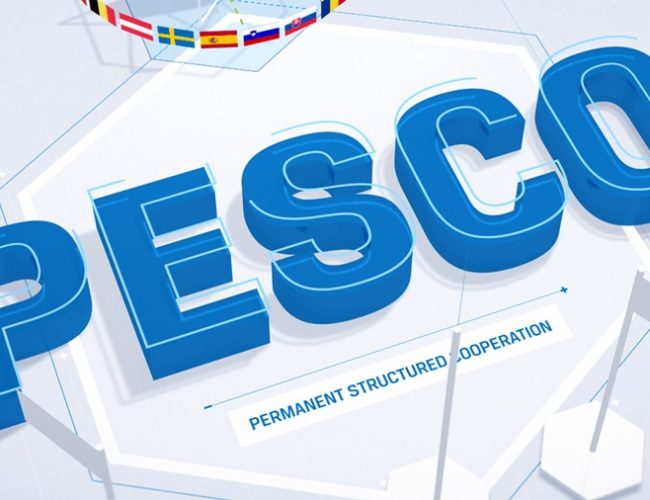 The Permanent Structured Cooperation, or PESCO, is among the most ambitious EU defence initiatives. Launched in December 2017, it aims to increase defence cooperation among the participating EU Member States to a new level.